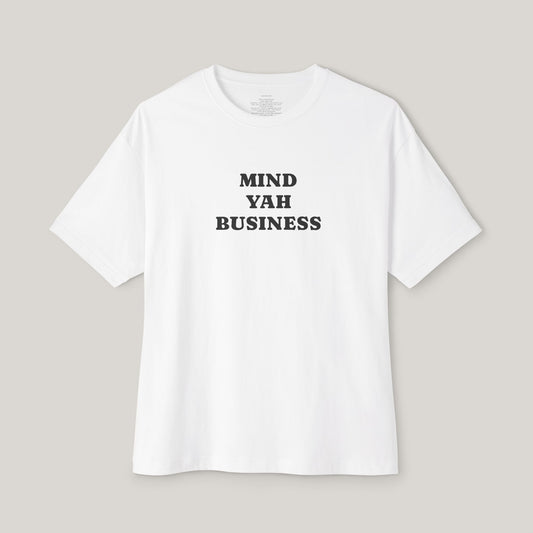 Funny Boxy T-Shirt with JOI - MIND YAH BUSINESS